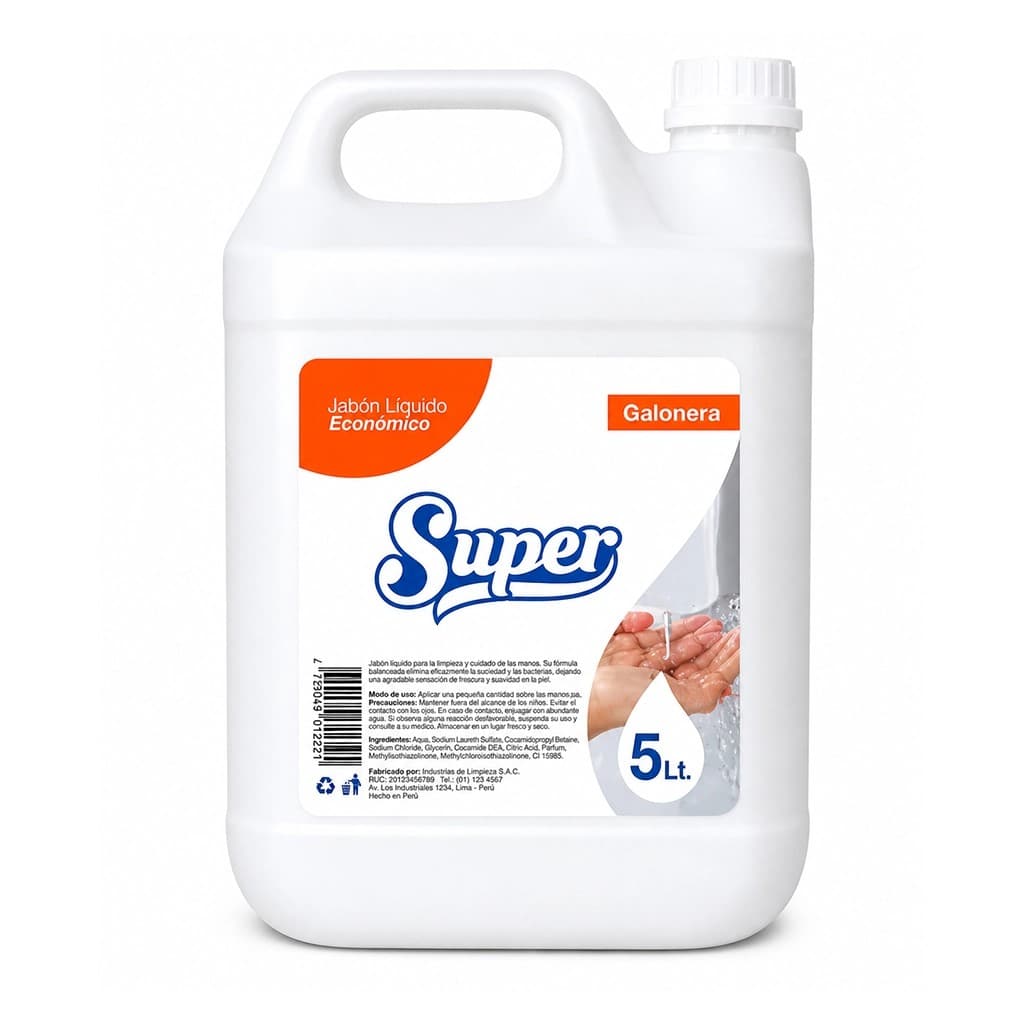 JJABÓN LÍQUIDO (5LTS) - SUPER